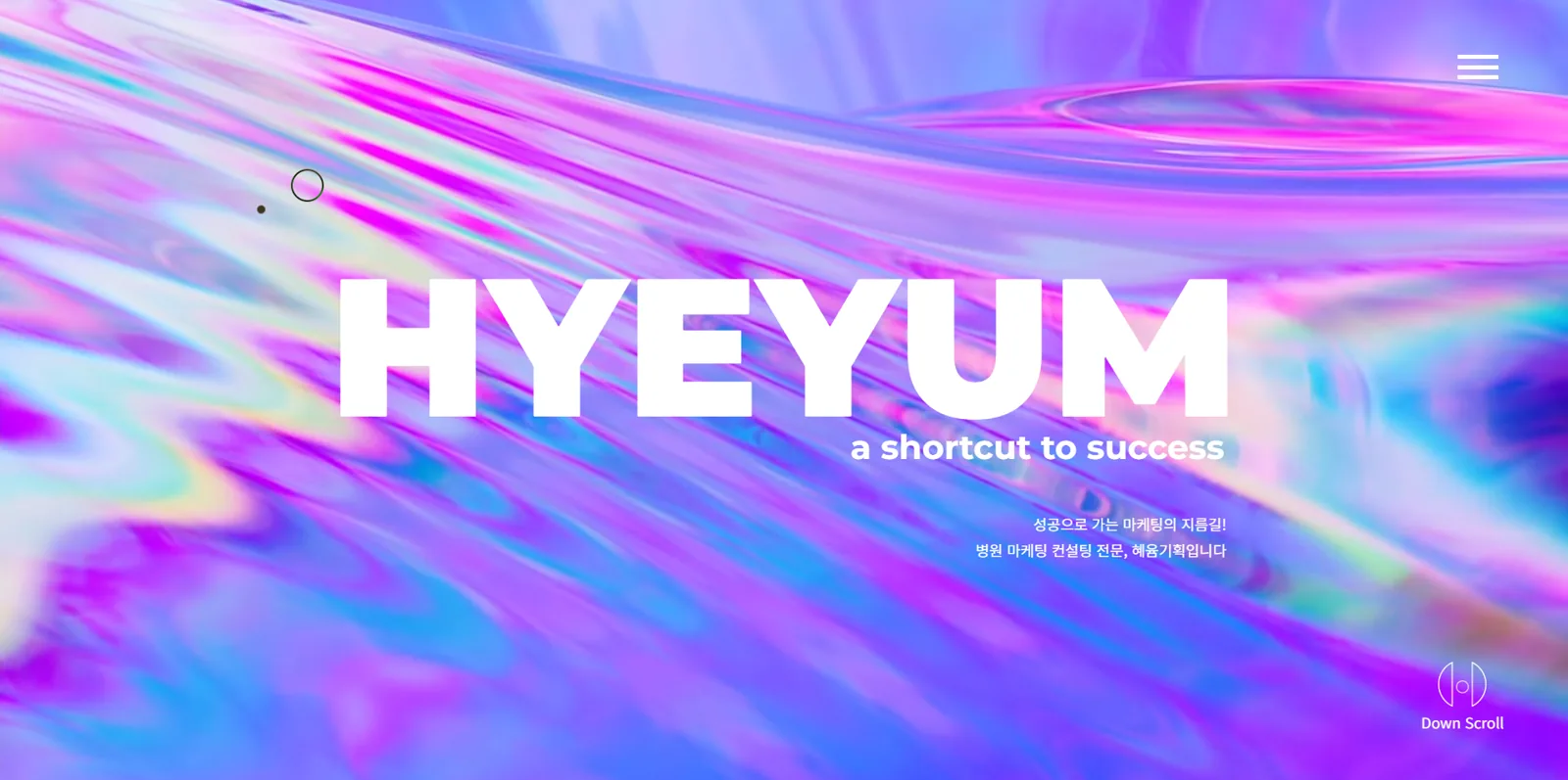 Hyeyumplanning 웹사이트 제작 포트폴리오