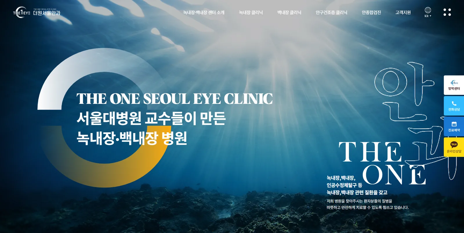 Theone2 웹사이트 제작 포트폴리오